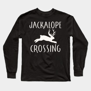 jackalope crossing light Long Sleeve T-Shirt